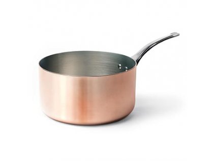 deBUYER indukční pánev, měď, nerezová ocel, magnetický držák, ? 14 cm, St