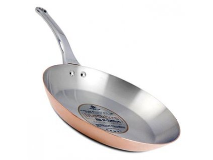 deBUYER Induktions Pfanne, rund, Kupfer-Edelstahl, magnetischer Boden, ř 28cm, St