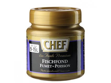 Chef Fond Premium Fischfond, leicht pastös, hell, für 9-15 L,  630 g