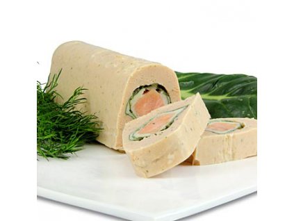 Lachs Terrine, mit frischem Mangold und Lachskern, tiefgefroren, ca. 800 g