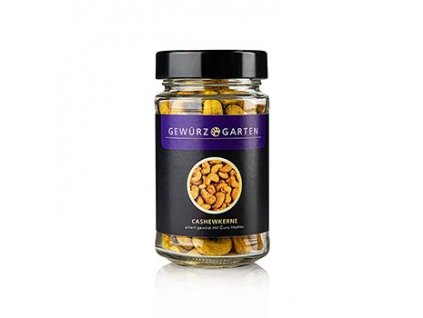 Gewürzgarten Cashewkerne, ganz, mit Curry Madras, 110 g