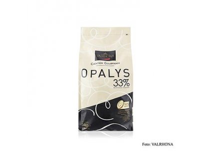 Opalys, weiße Couverture als Callets, 33% Kakaobutter, 3 kg