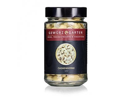 Gewürzgarten Cashewkerne, ungesalzen, 120 g