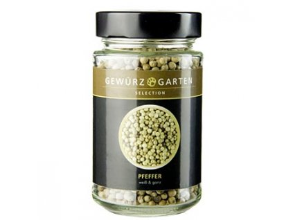 Gewürzgarten Pfeffer, Pfeffer, weiß und ganz, 135 g