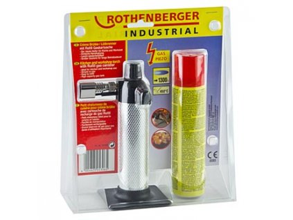Gas-Brenner mini, für Feuerzeuggas, inklusive Kartusche, St