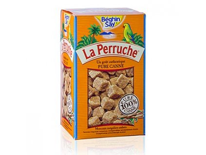 Roh-Rohr-Zucker, braun, in Würfeln, La Perruche, 750 g
