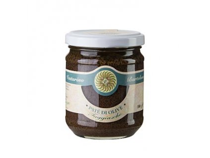 Oliven-Paste, schwarz, aus Taggiasca-Oliven, Venturino, 180 g
