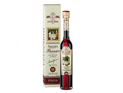 Leonardi - Balsamico Il Pregiato Condimento, 10 Jahre holzfassgereift, 100 ml