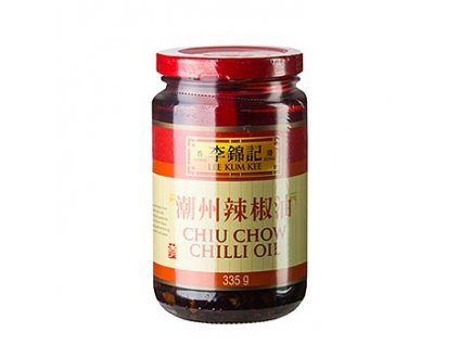 Chili Öl/Sauce Chiu Chow, mit Sojasauce und Knoblauch abgeschmeckt, Lee Kum Kee, 335 g