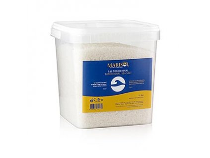 Sal Tradicional, grob, weiß, feucht, Marisol®, CERTIPLANET-,Kosher-zert.,vegan, 5 kg