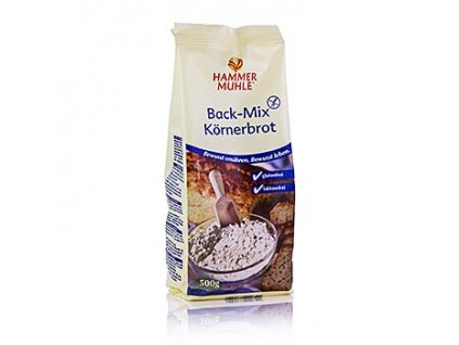 Back-Mix Körnerbrot, glutenfreie Backmischung, von Hammermühle, 500g