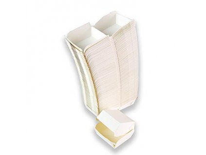 Hamburger Pappboxen, 50x80x50mm, 100 Stück, 100% Chef, 100 St