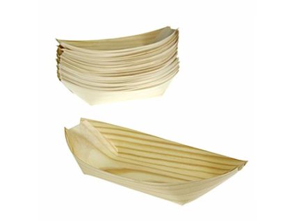 Boot aus Holz, 22cm, Hitzebeständig bis 180 Grad Celsius 50 Stück, 50 St