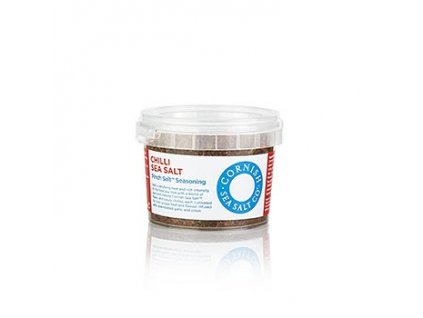 Cornish Sea Salt, Meersalzflocken mit Chilli, aus Cornwall/England, 50g