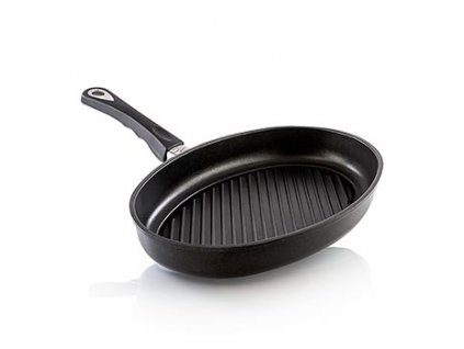 Fischbratpfanne mit Grillboden u. Fettrinne 35x24cm, AMT Gastroguss (INDUKTION), 1 St
