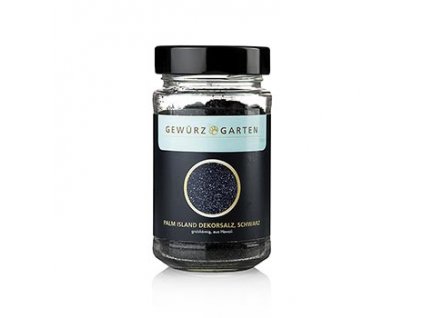 Gewürzgarten Palm Island Pacific-Salz, Spezialsalz mit Aktivkohle,grob, Hawaii, 220g