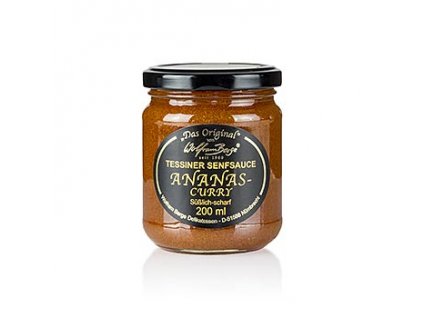 Original Tessiner ananas - kari - hořčičná omáčka  200ml