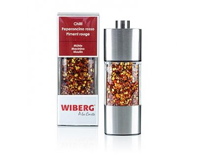 Chilies, geschrotet, in der Mühle, 14cm Keramik-Mahlwerk, 50g