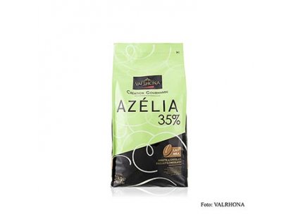 Valrhona Azélia, Haselnuss Couverture, 35%, Callets, 3 kg