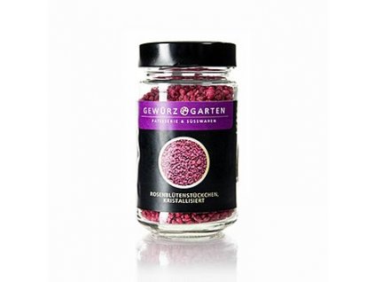 Gewürzgarten Rosenblüten-Stückchen, kristallisiert, 140g, 140g