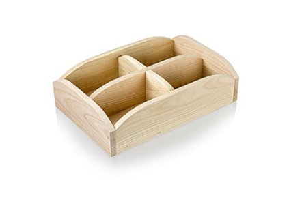 Brot Garschale Holz, 30x20x8 cm für 4 Kleine oder 1 großes Brot, 1 St