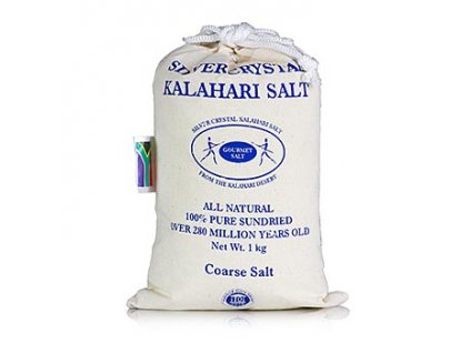 Silver Crystal sůl z Kalahari  hrubá, 1kg