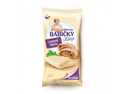 Listové těsto Dobroty babičky Kláry 2 plátky 18 x 350 g