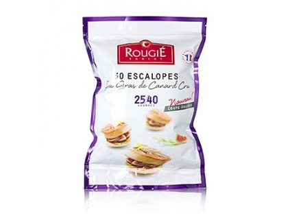 Entenstopfleber, kleine Scheiben, 30 Scheiben á 25-40g (ca. 1kg), TK, ca.1.000g, 30 St