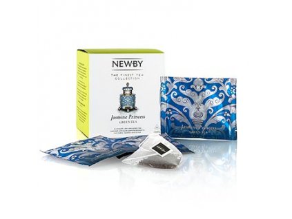 Newby, Jasmin princess, zelený čaj, 37,5g, 15 ks