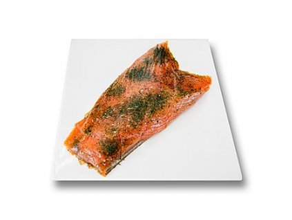 Norwegischer Graved Lachs gebeizt, mit Dill, ganze Seite, ca.750g