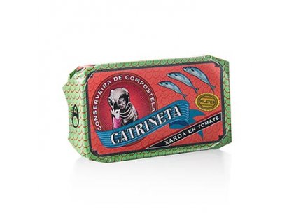 Makrelenfilets (xarda en tomate), ganz, in Tomatensoße, 120g, Catrineta, 120g