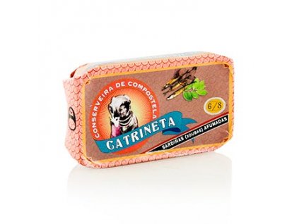 Sardinky (Sardinas afumadas), celé, uzené, Catrineta, 81g