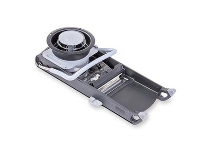 Mandoline Swing Plus (1 horiz.& 1 Julienne) schwarz (4-10mm) de Buyer (2015.03)