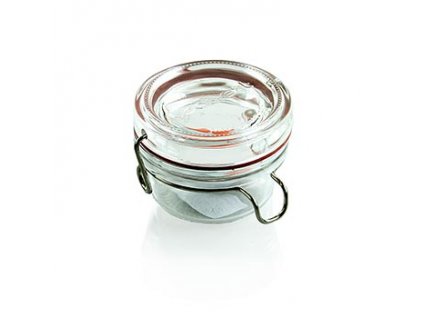 Drahtbügelglas "Lock-Eat", 80 ml, mit Gummiring