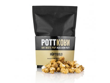 Pottkorn - Hüftgold, Popcorn s máslovým karamelem, muscovadem, mořskou solí, 80 g