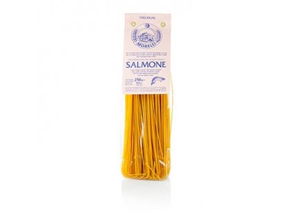Nudeln Tagliolini Salmone (mit Lachs & Weizenkeimen), 250g, Morelli 1860