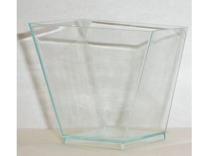 Pohárek na dezerty hranatý 180 ml plast