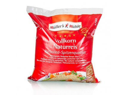 Hnědá celozrnná rýže, Müllers Mühle, 5 kg