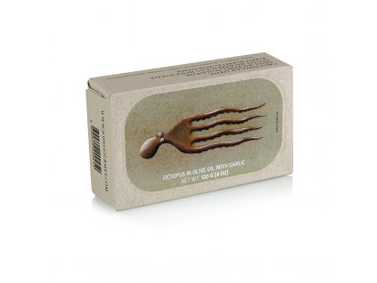 Chobotnice v olivovém oleji s česnekem, Jose Gourmet 120g