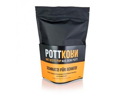 Pottkorn - Schmatzi für Schatzi, Popcorn mit weißer Schokolade, Brezel