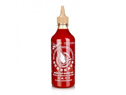 Chilli omáčka - Sriracha s česnekem, ostrá, Flying Goose, 455 ml