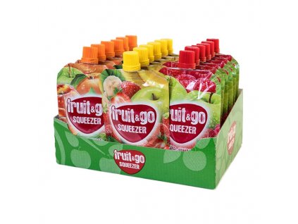 Pyré Fruit&Go mix – 3 druhy 3 x 6 x 100g