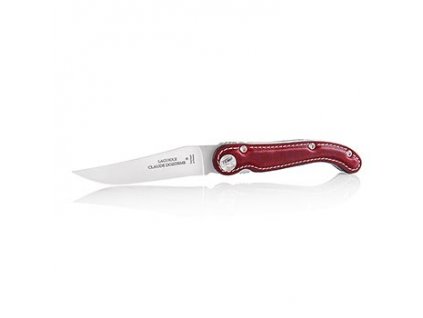 Taschenmesser, rotes Leder, Laguiole (1.10.171.04)