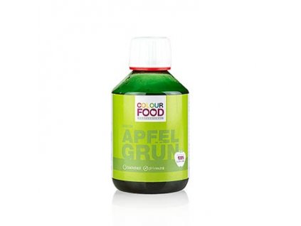 Colour Food - potravinářské barvivo, zelené (Apfel Grün), tekuté, veganské 250g