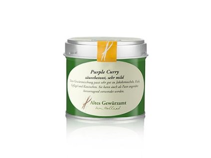 Kari koření prášek" Purple ", ovocně-aromatický, Altes Gewürzamt, 85 g