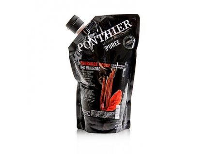 Ponthier, pyré - červená rebarbora, s cukrem, 1 kg