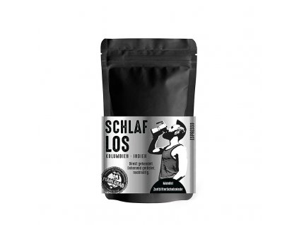 Mahlgrad - Schlaflos, 70% Robusta / 30% Arabica Espresso, celá zrna, 500 g
