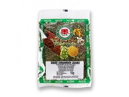 Listy koriandru, sušené, 10 g NGR