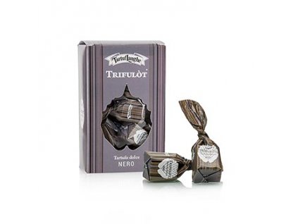 triful&#242;t - lanýžové pralinky Alba mini, tmavá čokoláda, Tartuflanghe, 105 g
