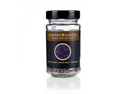 Gewürzgarten, kala namak sůl, granule, červenohnědá, 220 g